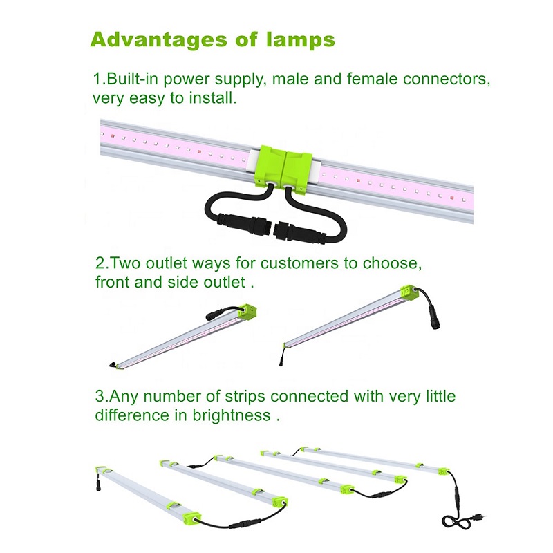 Étanche 75W LED linéaire élèvent la lumière pour les plantes en pot